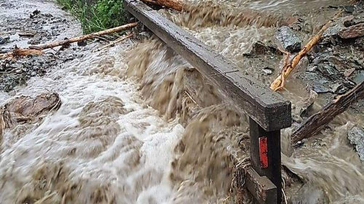 Unwetter in Deutsch-Griffen