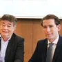 Kurz und Kogler bei der ersten Klausur im Jänner 2020