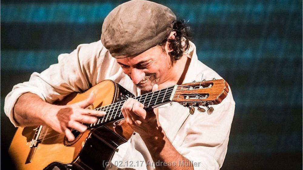 Bescheidener Großmeister an der Gitarre: Mario Berger (55)