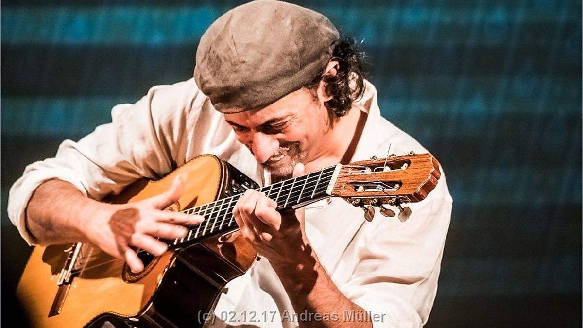 Bescheidener Großmeister an der Gitarre: Mario Berger (55)