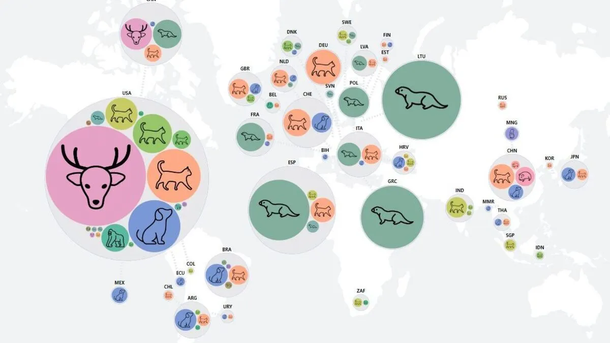  "Wir sehen nur die Spitze des Eisbergs", stellt Amelie Desvars-Larrive in Bezug auf Infektions-Daten bei Tieren fest.