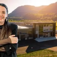 Felicitas Kohler hat 2023 die Fabrik Planfactory im Osten der Stadt Murau eröffnet. Hier sind aktuell 43 Mitarbeiter beschäftigt