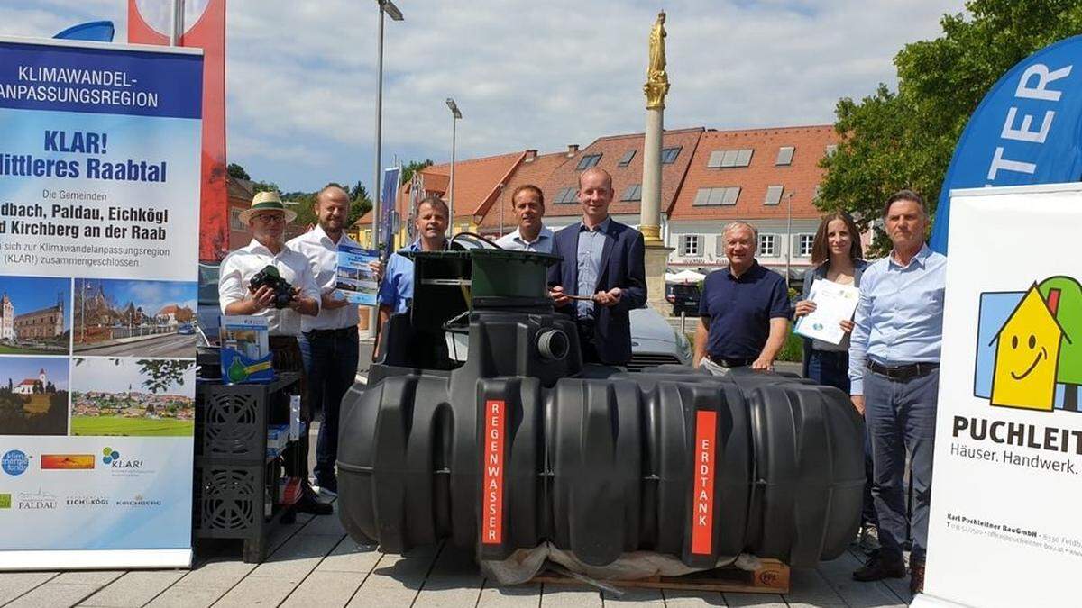 Präsentation einer Möglichkeit zur Regenwasser- nutzung in Feldbach 