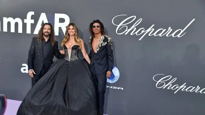 Tom Kaulitz, Heidi Klum und ihr Sohn Henry