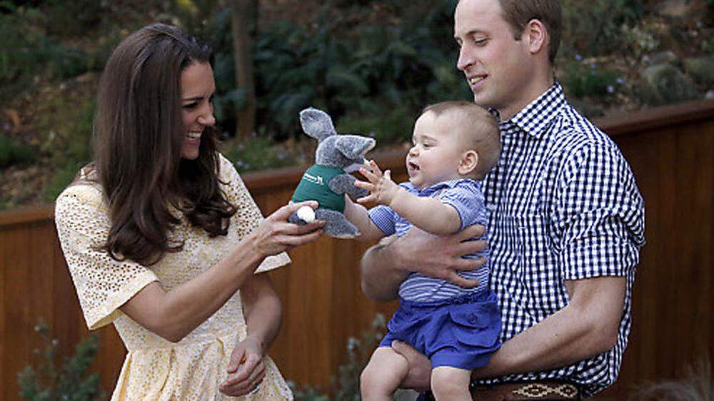 Wieder Nachwuchs: Kate und William mit Prinz George