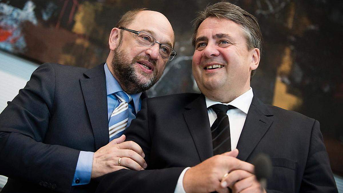 Martin Schulz und Sigmar Gabriel