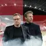 Auch ein Duell zweier Trainer-Generationen: Ralf Rangnick gegen Julian Nagelsmann
