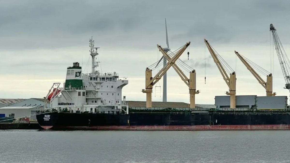 Die „Ruby" im Juli im Hafen von Liverpool (Archivbild)