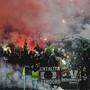 Die Feyenoord-Fans zündelten nicht nur im Stadion.