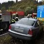 Der Wagen kam im Straßengraben zum Stehen