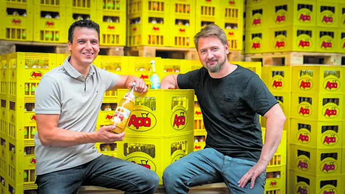 Wolfgang und Alexander Unterlerchner führen APO Fruchtsäfte bereits in dritter Generation