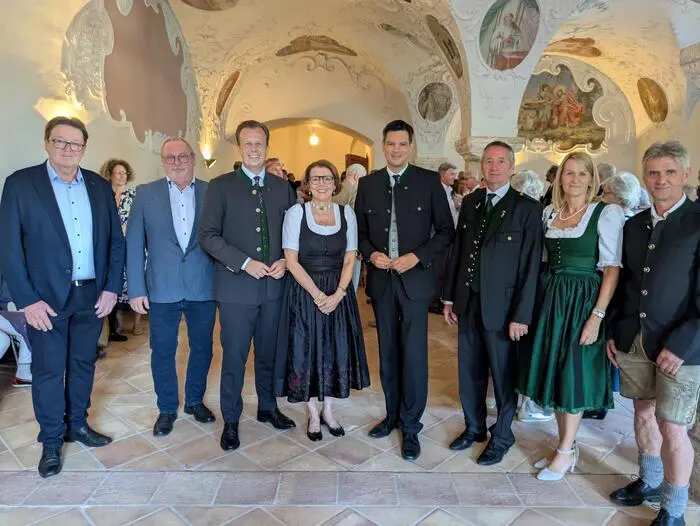 Karlheinz Kornhäusl und Hannes Amesbauer waren als steirische Landesräte zu Gast
