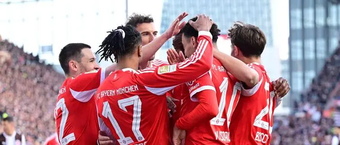 Der FC Bayern jubelte über das 105. Saisontor