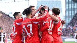 Der FC Bayern jubelte über das 105. Saisontor