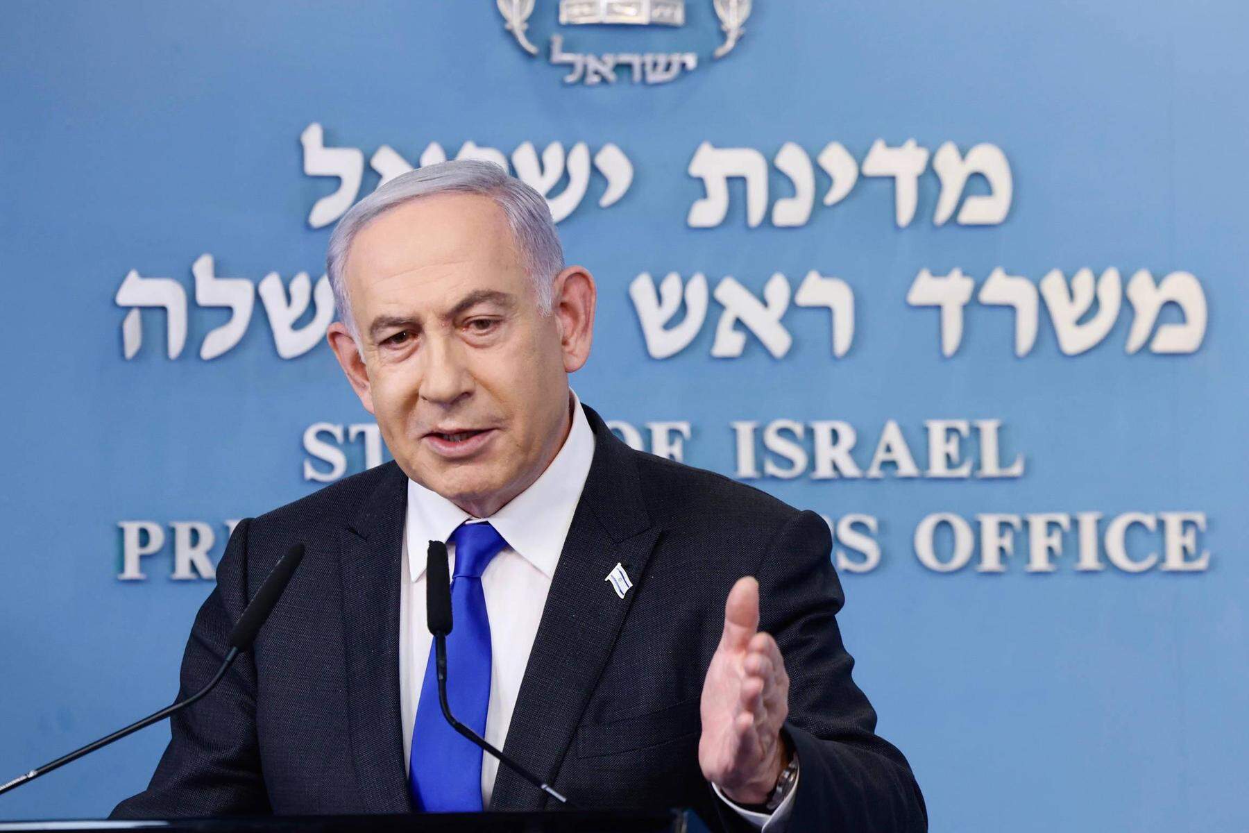 Nahost-Konflikt : Netanyahu bekräftigt Absicht zu Einsatz in Rafah