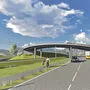 Visualisierung der geplanten Überfahrtsbrücke in Hermagor