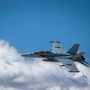 Die Jets sind vom Typ EA-18G Growler