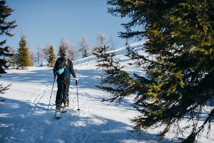 Neben dem Skifahren ist das Goldeck auch ein ideales Skitourengebiet