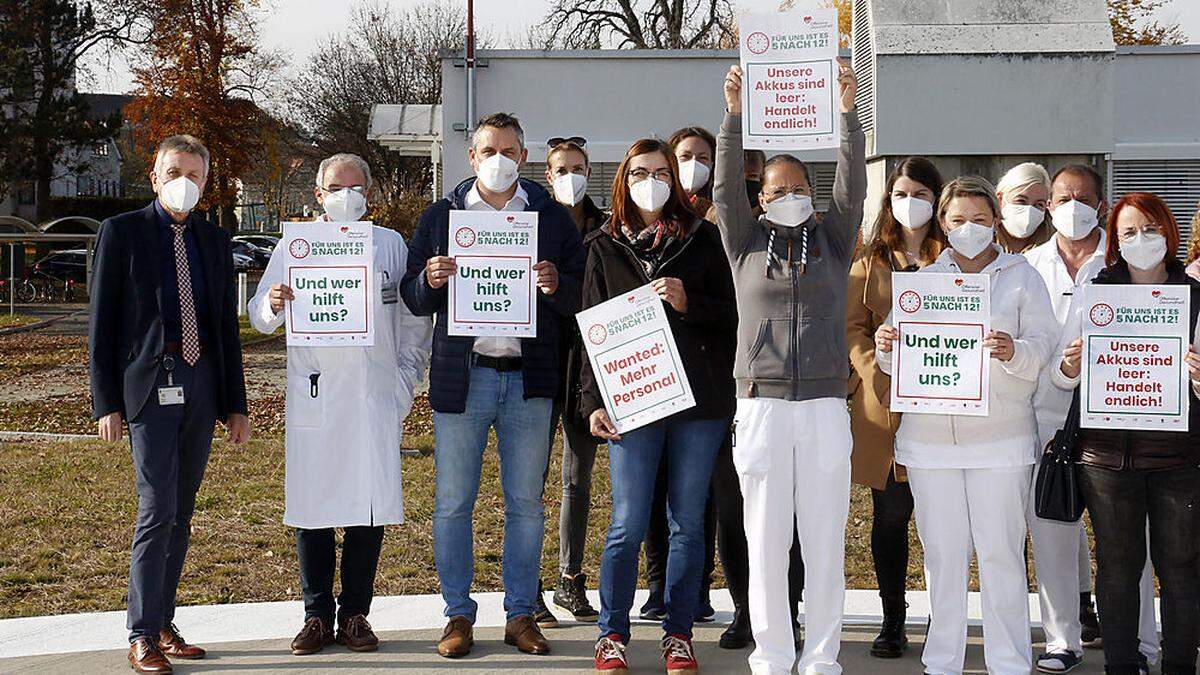 &quot;Für uns ist es 5 nach 12&quot;, heißt es vor dem LKH Fürstenfeld