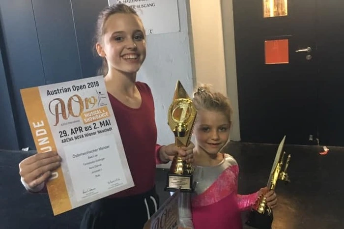 Selina Gollinger und MelinaRegner, österreichische Meister
