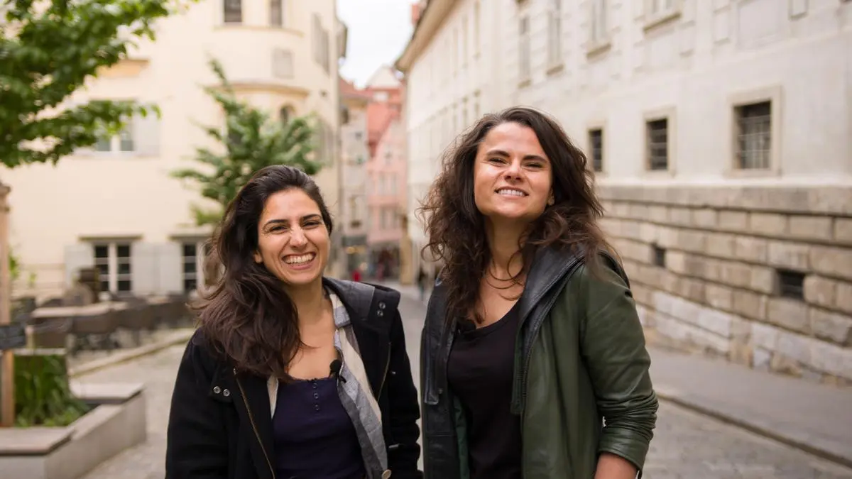Jasmin Dhanani (artsip) und Liza Brandstätter (Rost) wollen mit dem Smash Festival durchstarten