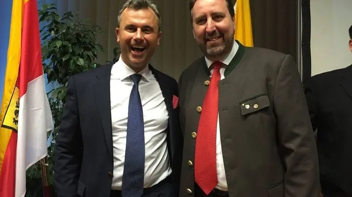 Hofer und FPÖ-Stadtrat Erwin Baumann