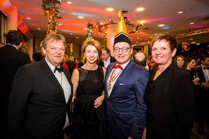 Gaby Schaunig war auch gekommen und wurde von Villachs Bürgermeister Günter Albel sowie Gilbert Isep und Gattin begrüßt