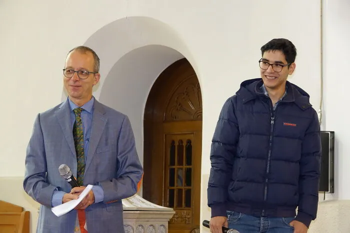 Martin Weirer (Regionalkoordinator Ennstal Ausseerland) und Hossein Khavary