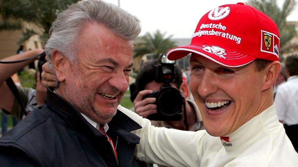 Willi Weber (links) und Michael Schumacher