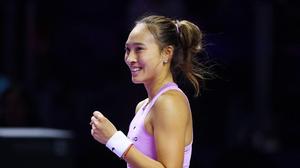 Zheng Qinwen (Bild) besiegte Barbora Krejcikova