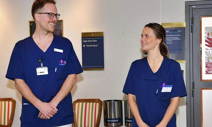 Prinzessin Sofia in Dienstkleidung