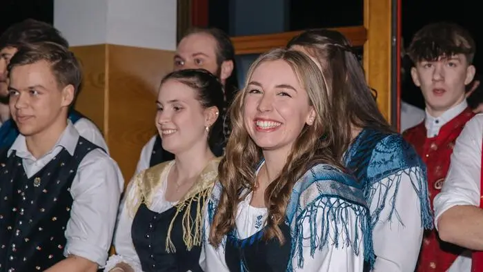 Strahlende Gesichter, nach 13 Jahren ohne Bezirkslandjugendball