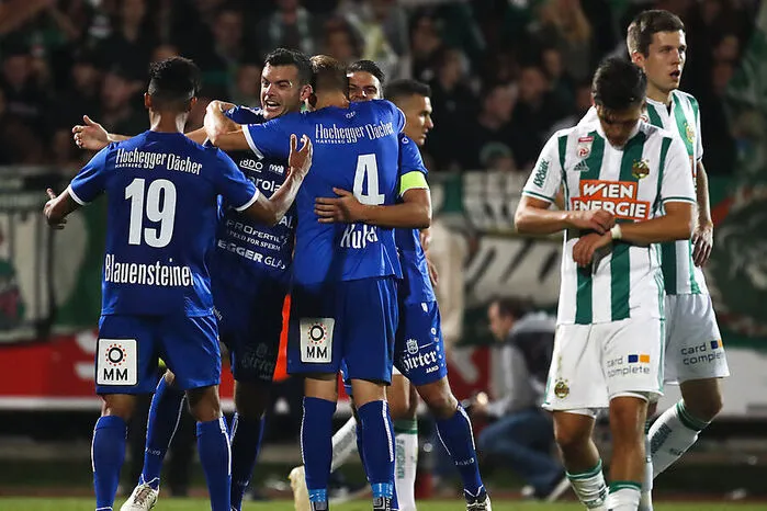 20. Oktober 2018. Eine Woche nach dem ersten Auswärtserfolg feierten die Hartberger zu Hause einen 3:0 Erfolg gegen Rapid.