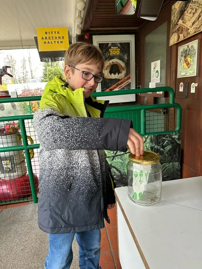 Max mit seinem Sensationsfund