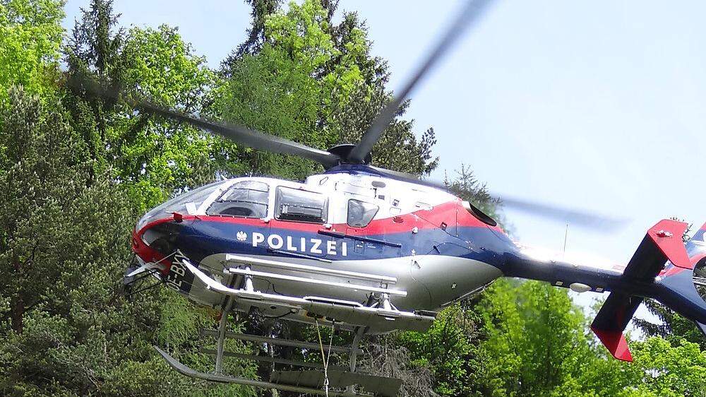 Ein Hubschrauber der Alpinpolizei (Symbolfoto)
