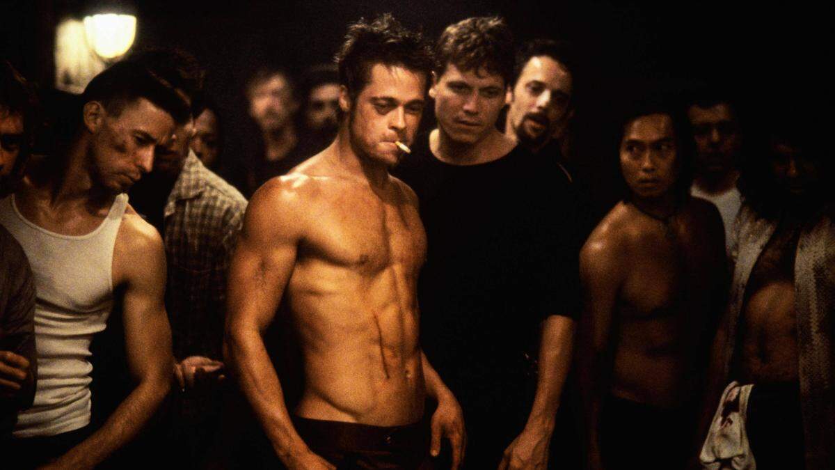 Brad Pitt als Tyler Durden im Film Fight Club 1999