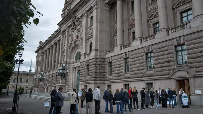 In Stockholm waren die Wahllokale teilweise bis 20 Uhr geöffnet