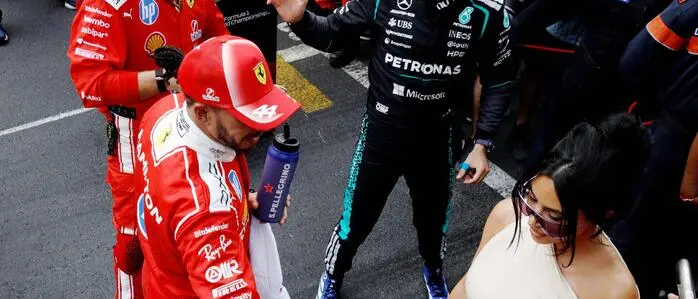 Eines der wenigen gemeinsamen Bilder: Lewis Hamilton mit Kim Kardashian