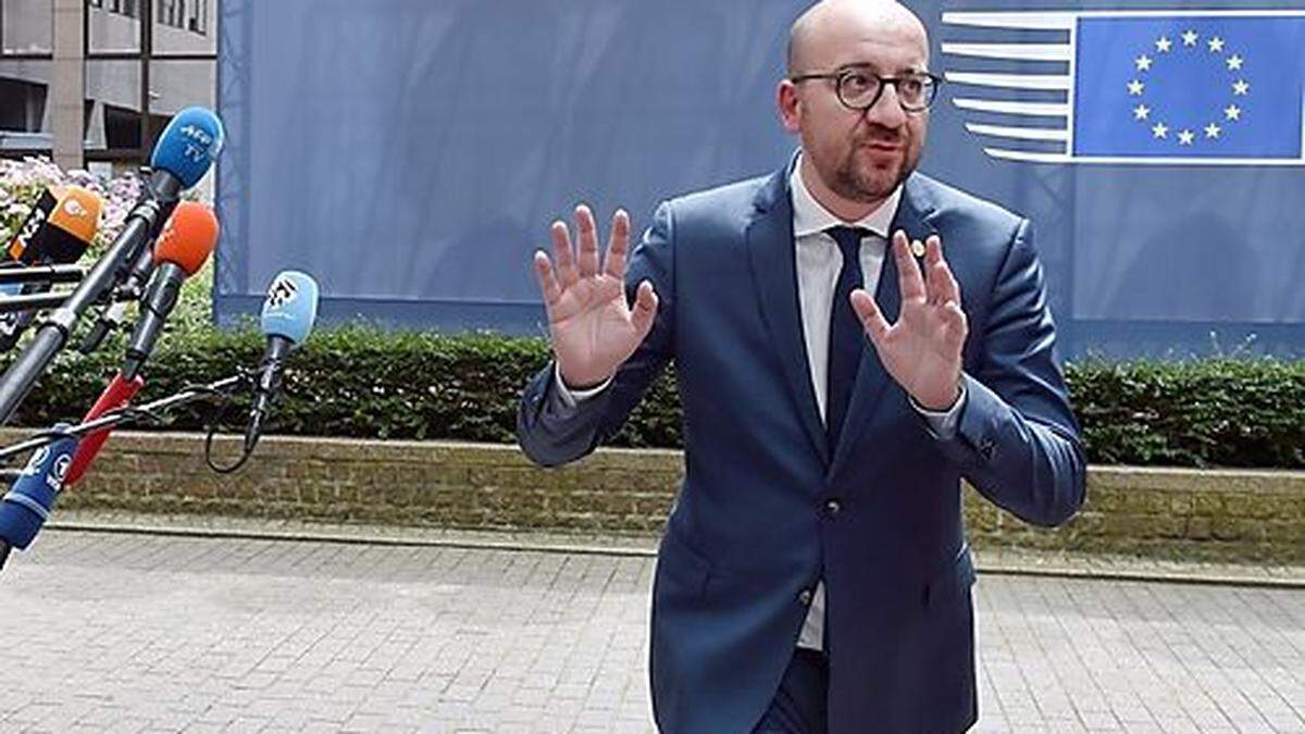 Belgiens Regierungschef Charles Michel:  &quot;Unsere Gedanken sind bei den Opfern des Anschlags&quot; 