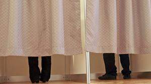 Die Wahlzelle ist eine Variante, um die Stimme für die Landtagswahl abzugeben