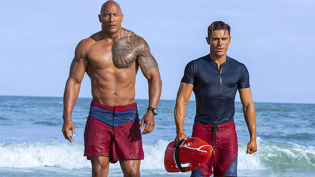 &quot;Baywatch&quot;: Dwayne &quot;The Rock&quot; Johnson und Zac Efron als Badewaschln