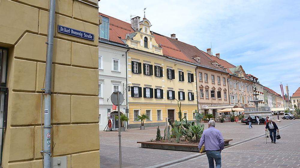 Die Dr. Karl-Domenig-Straße ist eine der zahlreichen "maskulinen" Wege in St. Veit