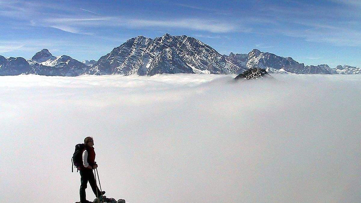 Watzmann im Wolkenmeer