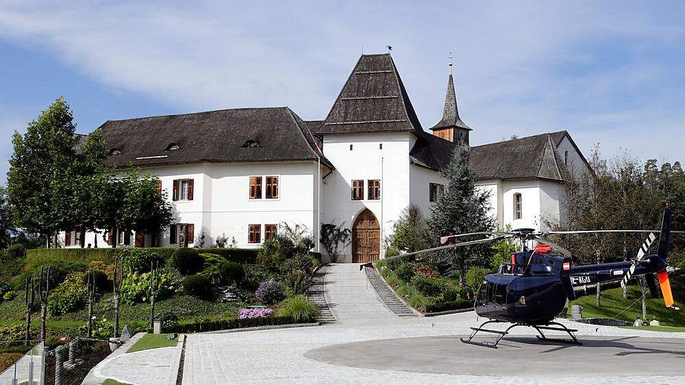 Das Schloss Seltenheim bei Klagenfurt