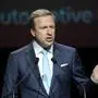 CEO of BMW Group Oliver Zipse speaks during the Paris Automotive Summit on the sideline of the Paris Auto Show, in Paris, Tuesday, Oct. 15, 2024. (AP Photo/Michel Euler)