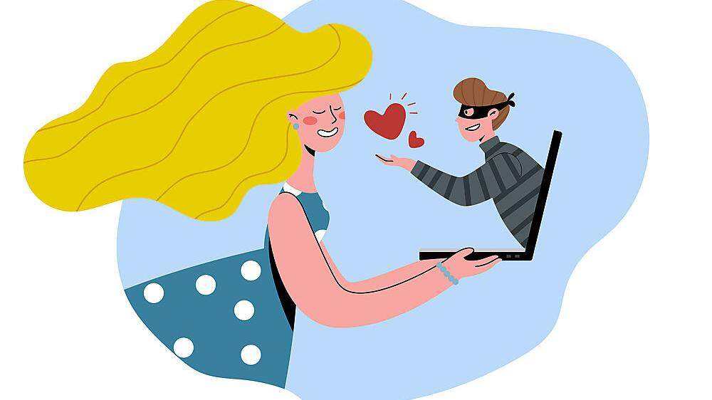 Verliebt in einen unbekannten Betrüger, der Frauen im Netz umgarnt