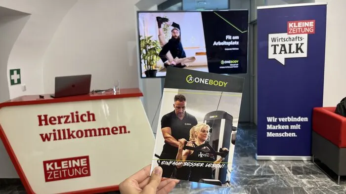 Beim Wirtschaftstalk der Kleinen Zeitung im Regionalbüro Feldbach drehte sich alles um das Thema Gesundheit und Fitness am Arbeitsplatz