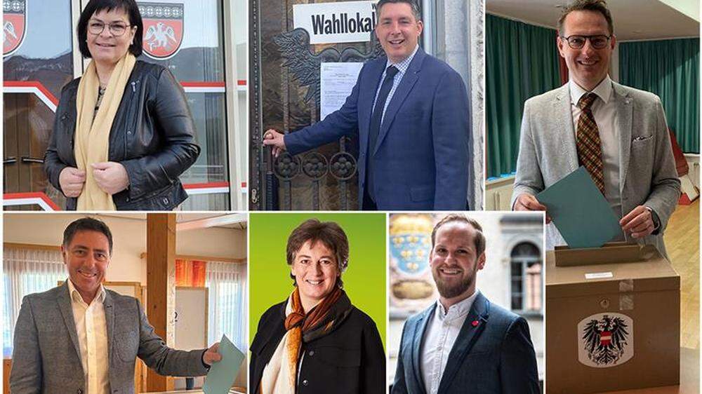 Marika Lagger-Pöllinger (SPÖ), Christopf Staudacher (FPÖ), Michael Maier (ÖVP), Gerhard Klocker (TK), Dora Gmeiner-Jahn (Grüne) und Ludwig Gasser (Neos)