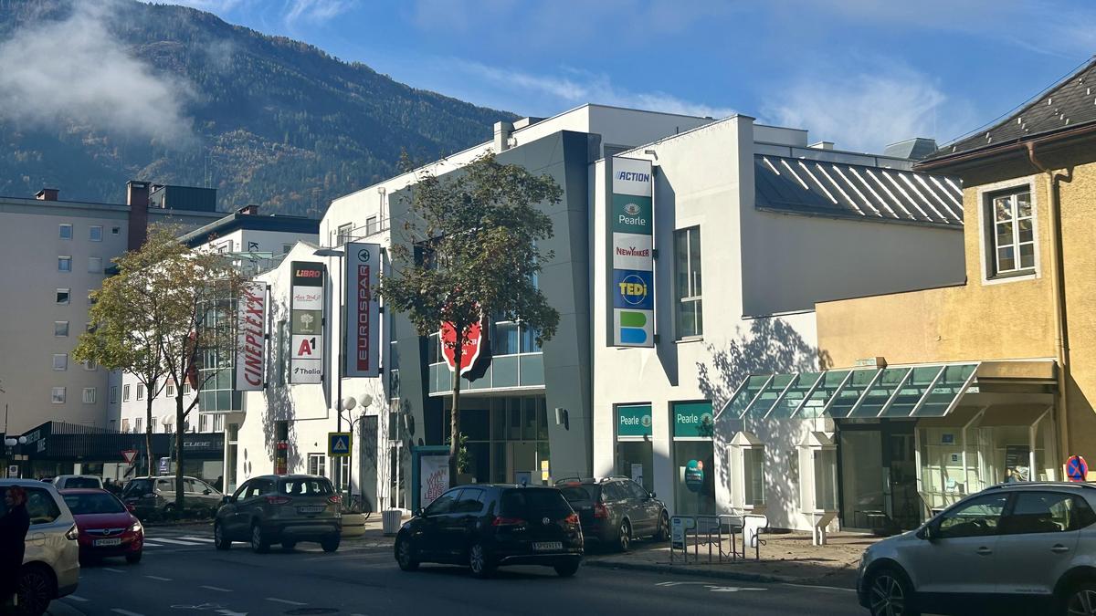 Am Stadtparkcenter wurde bereits ein Tedi-Schild angebracht