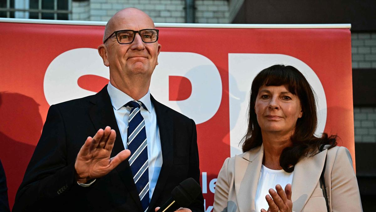 Ministerpräsident Dietmar Woidke und seine Frau Susanne 